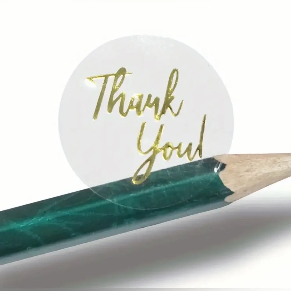 500 Thank You Stickers-NWT
